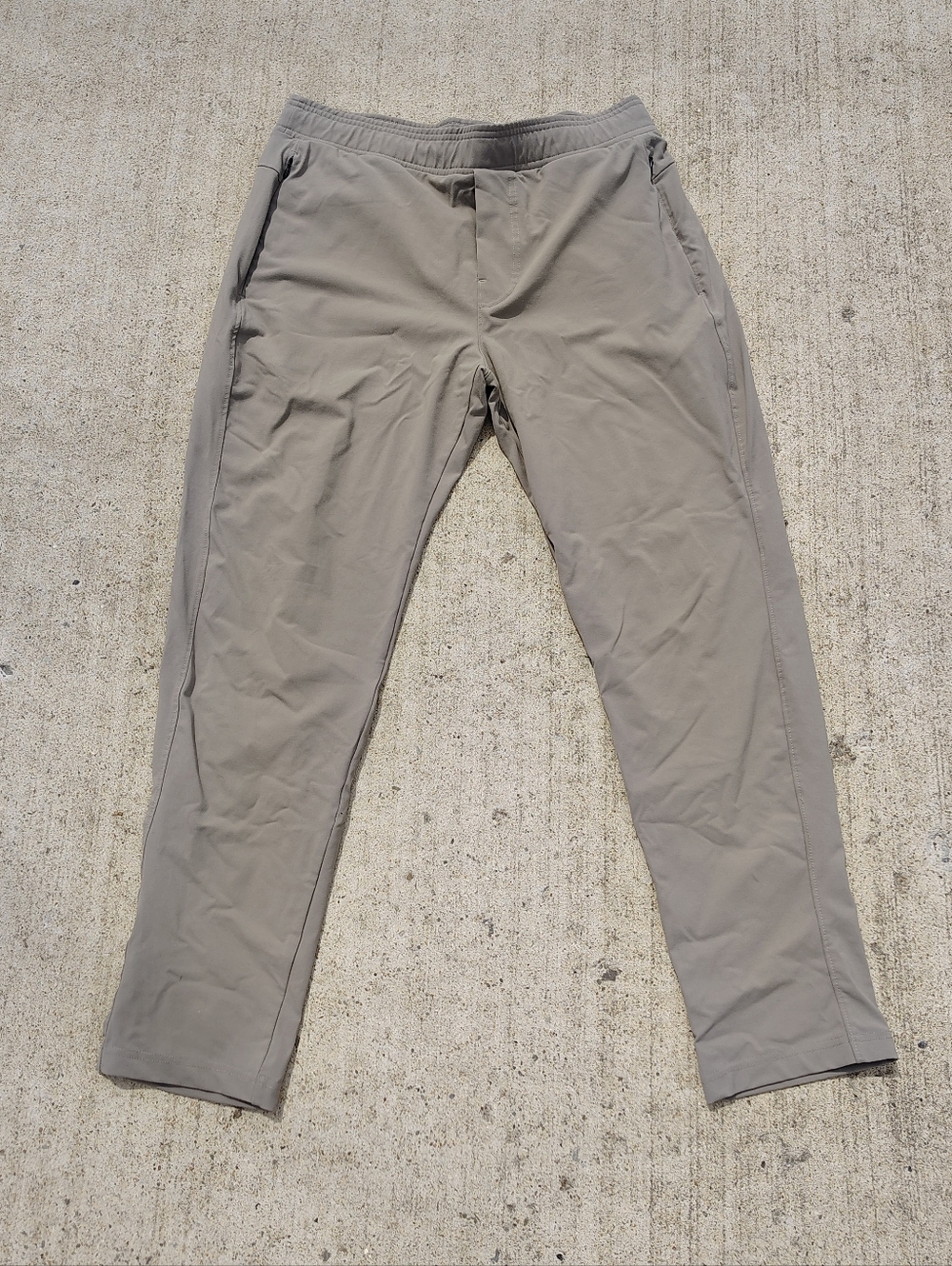 Public Rec Pants Mens 34x32 Tan All Day Every Day Daymaker Stretch Nylon Spandex
